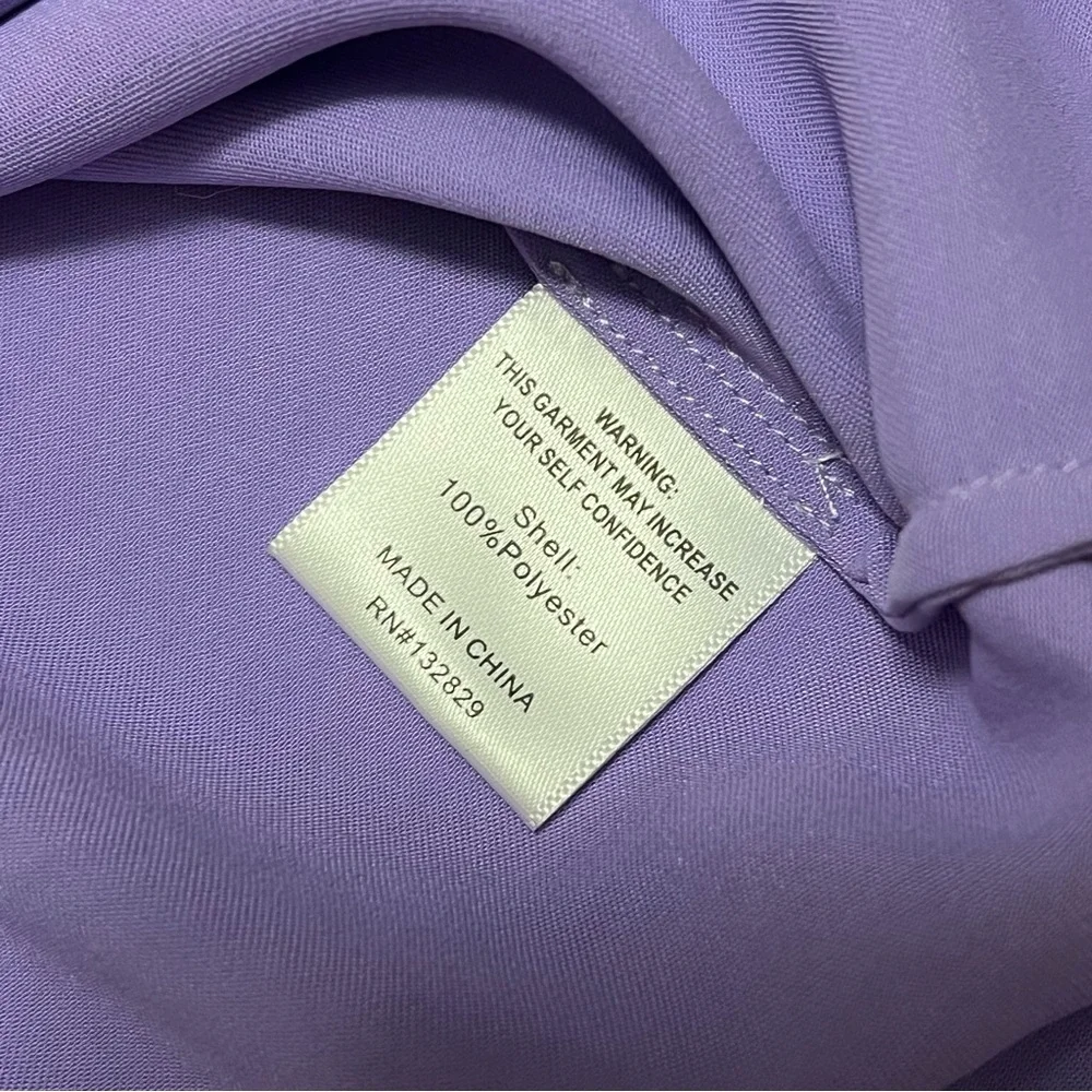 Revolve Song of Style Marta Dress in Lavender Size M Wrap Shirt Dress Silky